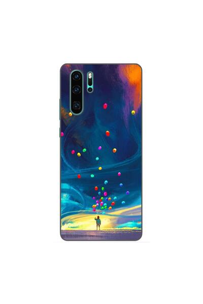 OEM Husa compatibila cu Huawei P30 Pro Silicon Gel Tpu Model Baloane Univers