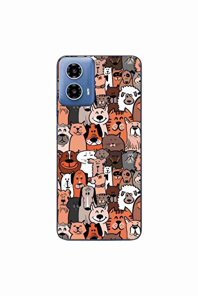 OEM Husa compatibila cu Motorola Moto G34 Silicon Gel Tpu Model Caini si Pisi...