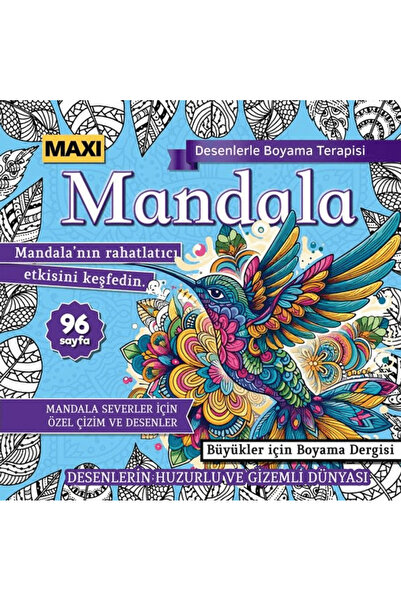Genel Markalar Maxi Mandala Desenlerle Boyama Terapisi 14 / Bertan Kodamanoğl...