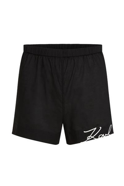 Karl Lagerfeld Γυναικείο Signature Σορτς Μαύρο A1W46038-999 BLACK