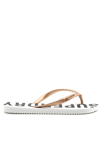 SUPERDRY Γυναικείες Essential Σαγιονάρες Λευκές WF310155A-7BJ