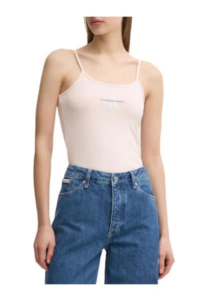 Calvin Klein Γυναικείο Monologo Tank Top Ροζ J20J223105-TGE