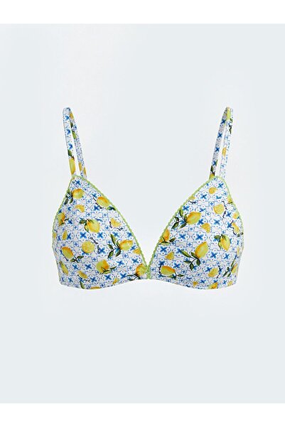 LC Waikiki Ženski bikini top sa V-izrezom i uklonjivim jastučićima