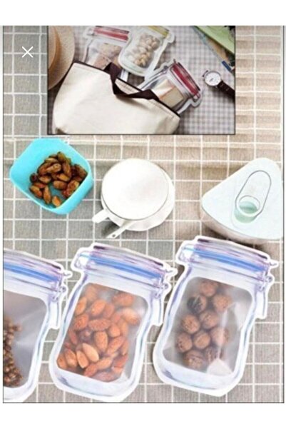 NİVENE Jar-Like Lockable Storage Bag Large Size