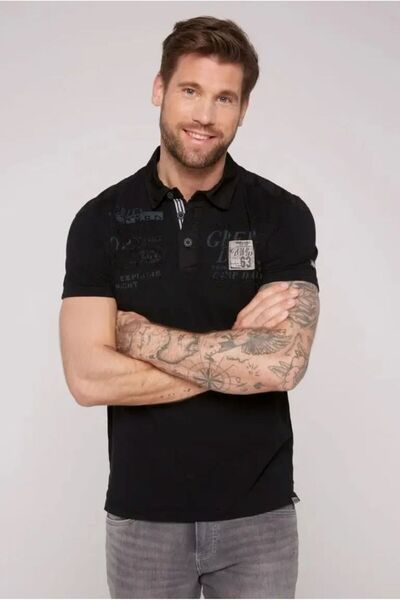 Camp David POLO YAKA T-SHİRT