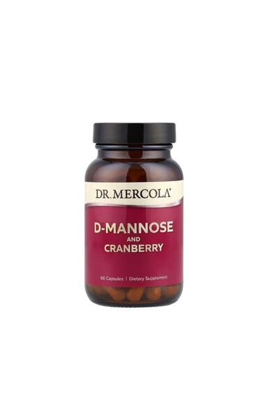 Dr Mercola D-Mannoză și Merișor 60 capsule - Dr. Mercola