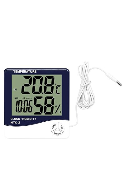 Flytise Digital Hygrometer Indoor Outdoor Temperature Humidity Gauge Backlit ...