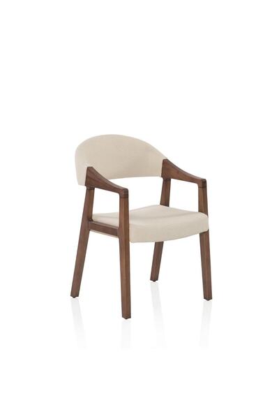 Midas Furniture كرسي طعام خشبي 57×60×83 سم بيج