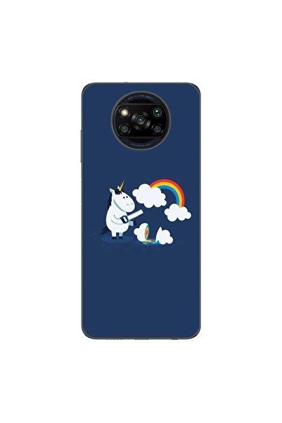 OEM Θήκη συμβατή με Xiaomi Poco X3 Pro από σιλικόνη gel TPU με σχέδιο Μονόκερ...