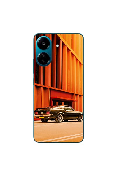 OEM Husa compatibila cu Xiaomi Redmi 13C 4G Silicon Gel Tpu Model Mustang Sunset