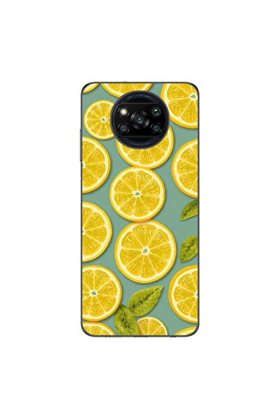 OEM Husa compatibila cu Xiaomi Poco X3 Pro Silicon Gel Tpu Model Summer Lemon...