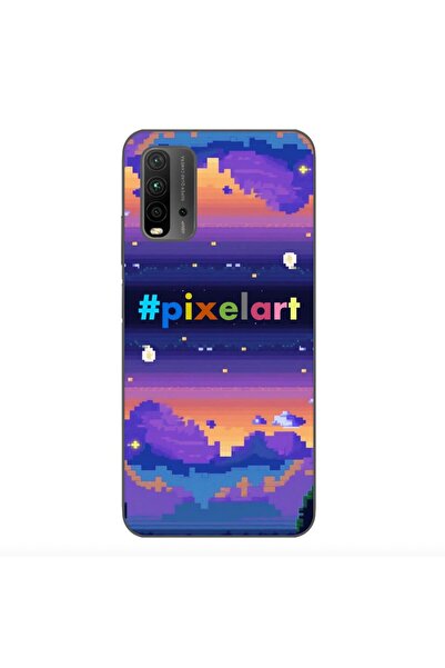 OEM Θήκη συμβατή με Xiaomi Redmi 9T από σιλικόνη gel TPU με σχέδιο Pixel Art ...