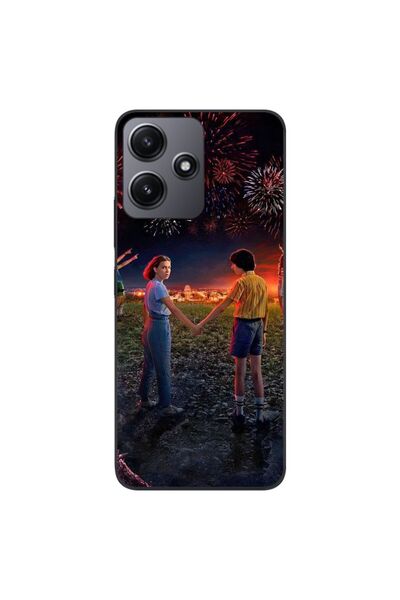OEM Husa compatibila cu Xiaomi Redmi 12 5G Silicon Gel Tpu Model Stranger Thi...