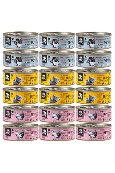 3coty Senior MIX 3 Flavors - wet cat food - 18x80g
