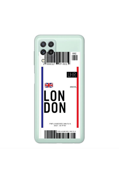 Other Samsung A22 4G London Arrival Transparent Silicone TPU Θήκη