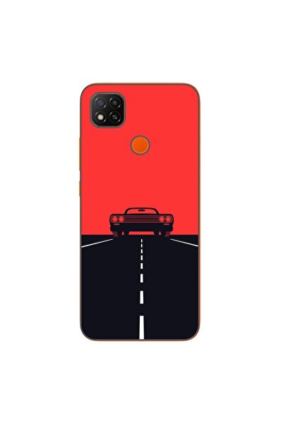 OEM Husa compatibila cu Xiaomi Redmi 9C, 9C NFC Silicon Gel Tpu Model Red Sky...