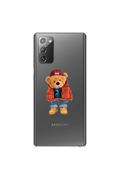 Other Samsung Note 20 Bear in a hat Transparent Silicone TPU Θήκη