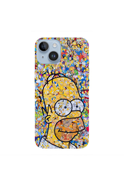 Other Apple iPhone 14 Plus Simpsons Transparent Silicone TPU Θήκη