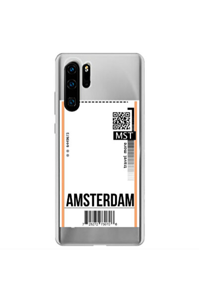 Other Huawei P30 Pro Amsterdam Travel More Transparent Silicone TPU Θήκη