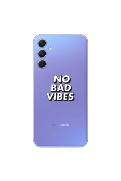 Other Samsung A25 No bad vibes Transparent Silicone TPU Θήκη