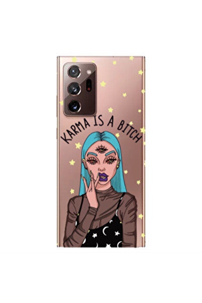Other Samsung Note 20 Ultra Karma is a bitch Transparent Silicone TPU Θήκη