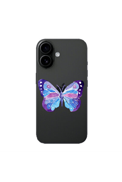 Other Apple Iphone 16 plus Big Butterfly Transparent Silicone TPU Θήκη