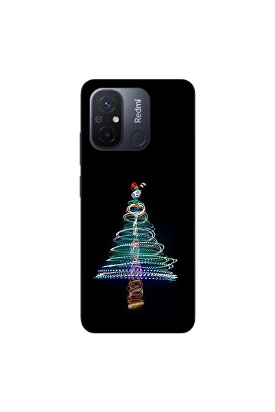 OEM Калъф, съвместим с Xiaomi Redmi 12C, силиконов гел TPU, с десен Коледно д...