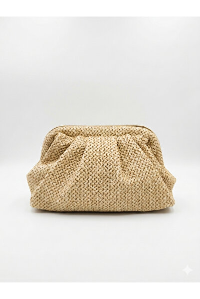 bagince Deri Clutch Çanta