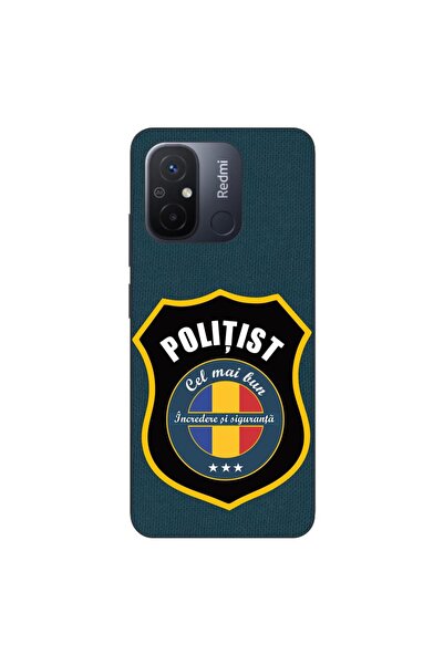 OEM Θήκη συμβατή με Xiaomi Redmi 12C από σιλικόνη gel TPU με σχέδιο αστυνομικού