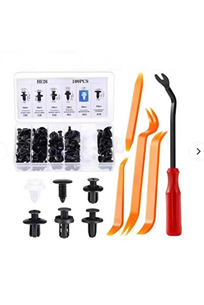 Midkan Klips Set 100 Parça Sökme Aparatlı