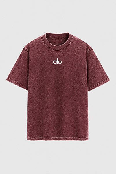 ZAVIXO -Unisex Printed Anthracite Oversize T-Shirt with Faded Effect
