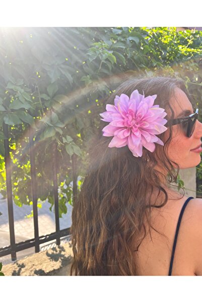 FloresDeCarnaval Lilac Macaron Flower Buckle with Pen 🪻 – Summer Trend 10 cm