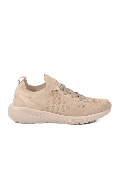 WALKWAY Beige Textile Lightweight Men's Sports Shoes Bst-646 m