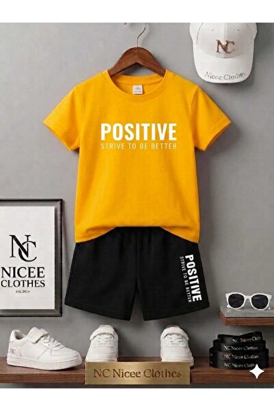 NC Nicee Clothes ΚΑΛΟΚΑΙΡΙΝΟ ΠΑΙΔΙΚΟ ΜΠΛΟΥΖΑΚΙ ΚΑΙ ΣΟΡΤΣ UNISEX (ΛΕΥΚΗ ΘΕΤΙΚΗ...