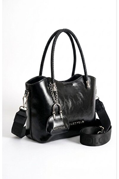 Just Polo Women's Original 4-Section Hand and Shoulder Bag