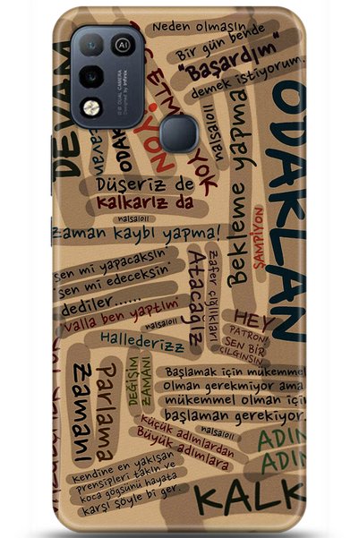 Noprin Infinix Hot 10 Play Case Hd Printed Case - They Can'T Bring Me down 5586