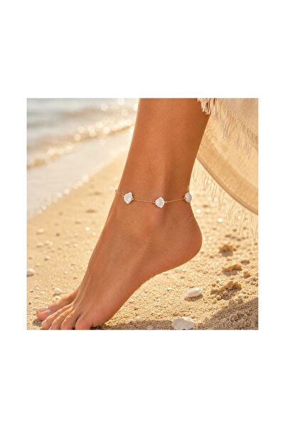 OEM Gold Anklet for Women with Shells, Marine Accessory for Beach and Vacation