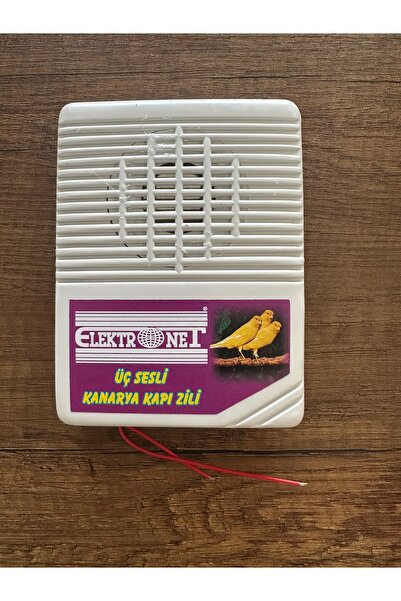 ELEKTRONET Üç sesli kanarya kapı zili