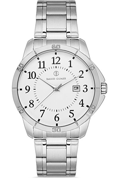 DAVID GUNER Dg-8479Ga-A1 Calendar 3 Atm Water Resistant Metallic Color Men's ...