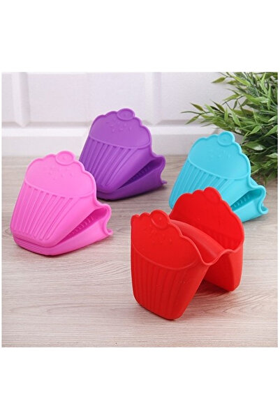 Queen’s Kitchen Colorful Silicone Oven Mitt Heat Insulated Non-Slip Microwave...