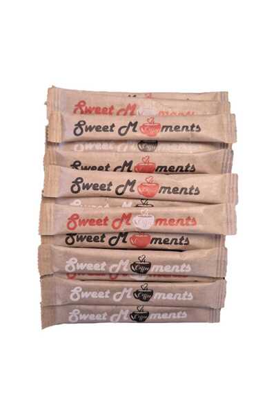 Sweet Moments Καστανή ζάχαρη σε σακουλάκι, 4γρ x 200 τεμάχια