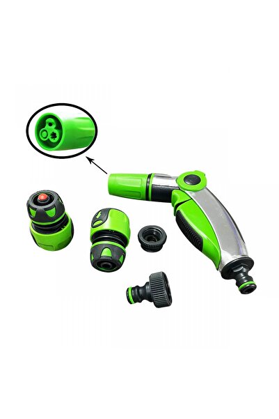 GEOLIA Pistol Stropit Gradina Profesional 3 Jeturi Geo Premium, Reglaj Jet Ap...