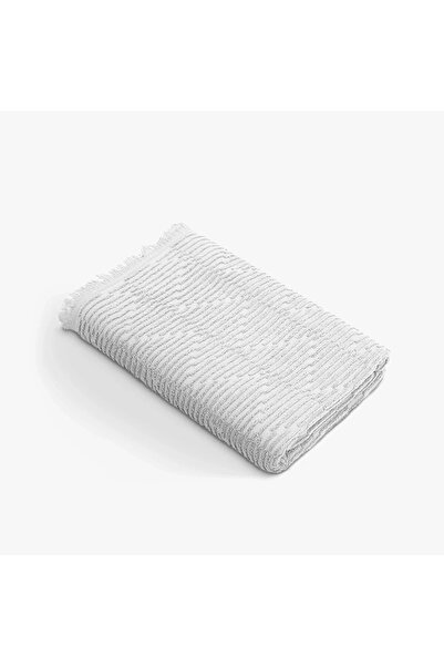 LC Waikiki Nevavm Farkıyla Anisa Bath Towel 100% Cotton Combed Jacquard Gray ...