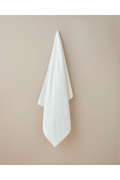 LC Waikiki Nevavm Softline Cotton Bath Towel 90X150 cm White