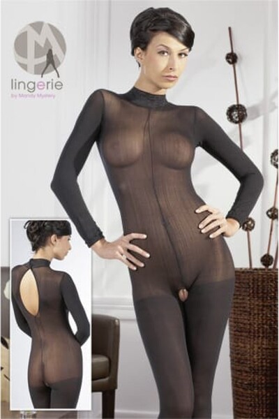 Orion - Mandy Mistery Line Longarm Catsuit Black M/L – Polyamide