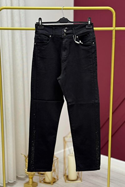 FUAT GÜRSEN Fuat Gürşen 5413 Side Stone Embellished Trousers