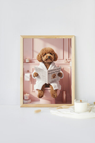 fingerjewerly Estetik Banyo Dekor Poster Hayvan Çerçevesiz Poster