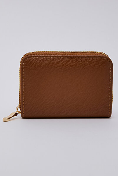 R&B Textured Zip-Around Wallet