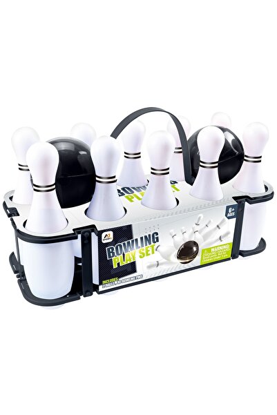 Enero Set Bowling Interactiv Pentru Copii Enero, 12 Piese, 10 Popice si 2 Bil...