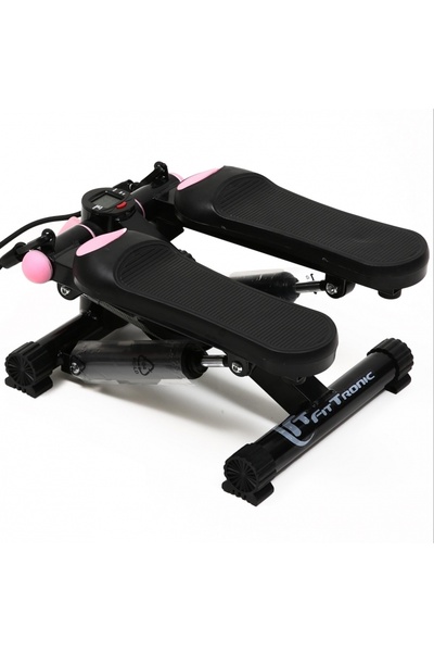 FitTronic Stepper S103, electronic display, ropes for arm training